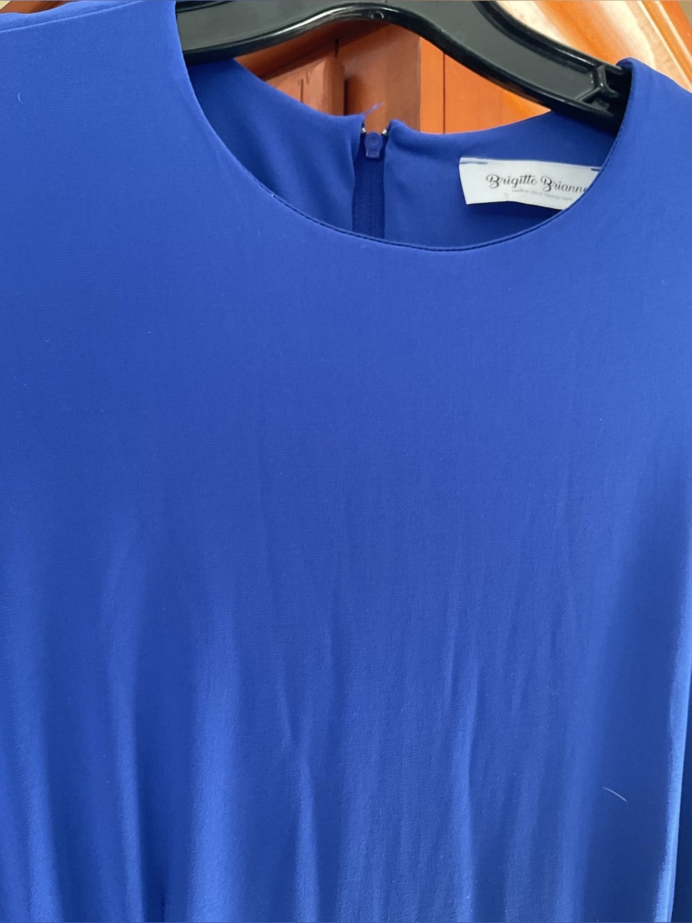 Brigitte Bianchi Royal Blue Sleeveless Dress